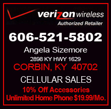 Verizon Wireless Cellular Sales Corbin Ky